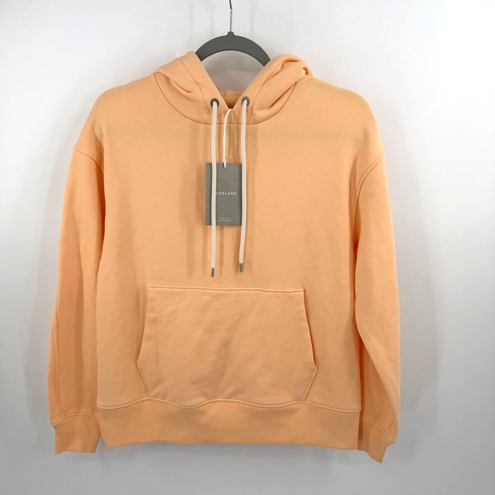 Everlane 100% Organic Cotton Track Hoodie in apricot Size XXS
